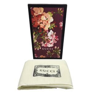 Gucci Blooms Supreme Floral Storage Box, Tissue Paper, Large Fold-Over Satin Bag